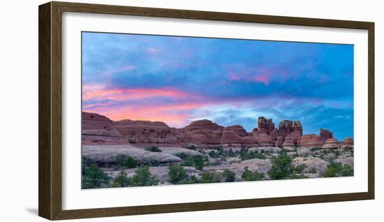 Usa, Utah, Canyonlands National Park, the Needles District, Chesler Park Trail-Alan Copson-Framed Photographic Print