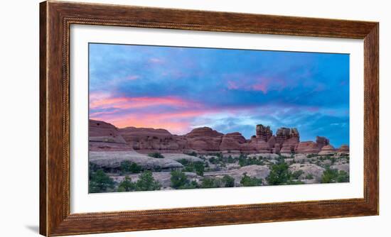 Usa, Utah, Canyonlands National Park, the Needles District, Chesler Park Trail-Alan Copson-Framed Photographic Print