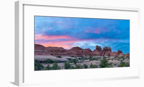 Usa, Utah, Canyonlands National Park, the Needles District, Chesler Park Trail-Alan Copson-Framed Photographic Print