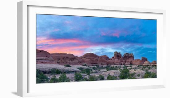 Usa, Utah, Canyonlands National Park, the Needles District, Chesler Park Trail-Alan Copson-Framed Photographic Print