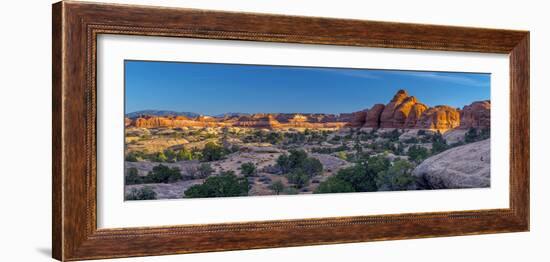 Usa, Utah, Canyonlands National Park, the Needles District, Chesler Park Trail-Alan Copson-Framed Photographic Print