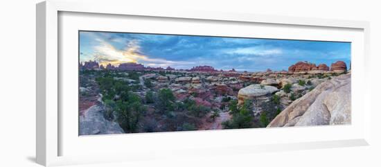 Usa, Utah, Canyonlands National Park, the Needles District, Chesler Park Trail-Alan Copson-Framed Photographic Print