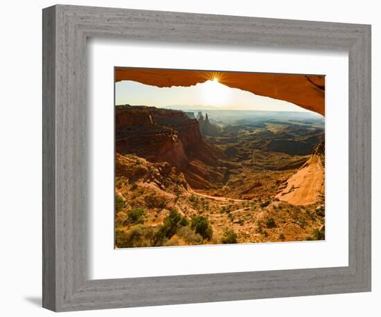 USA, Utah, Canyonlands, sunrise-George Theodore-Framed Photographic Print