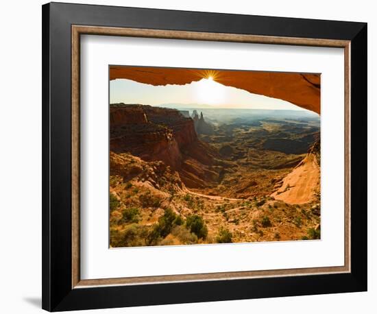 USA, Utah, Canyonlands, sunrise-George Theodore-Framed Photographic Print