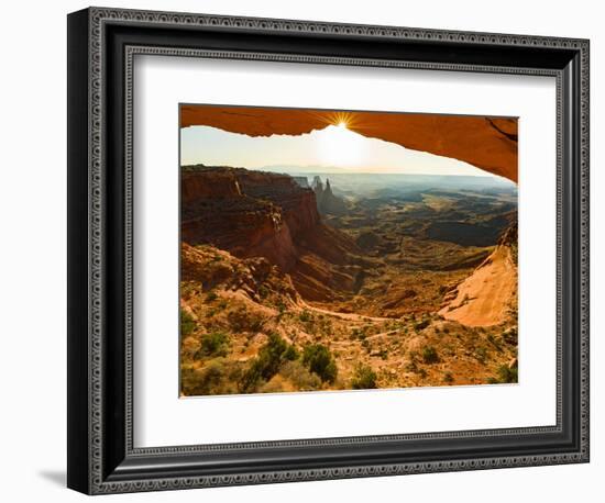 USA, Utah, Canyonlands, sunrise-George Theodore-Framed Photographic Print