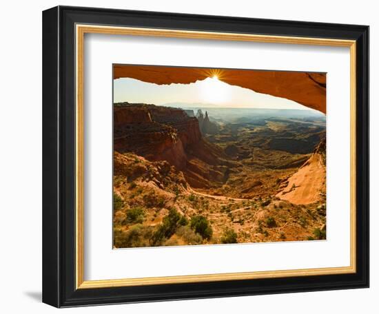 USA, Utah, Canyonlands, sunrise-George Theodore-Framed Photographic Print