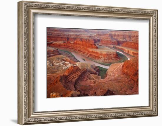 USA, Utah, Dead Horse Point State Park. View of The Gooseneck section of Colorado River.-Jaynes Gallery-Framed Photographic Print