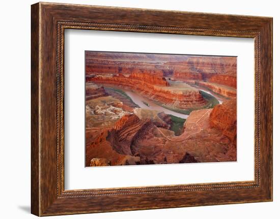 USA, Utah, Dead Horse Point State Park. View of The Gooseneck section of Colorado River.-Jaynes Gallery-Framed Photographic Print