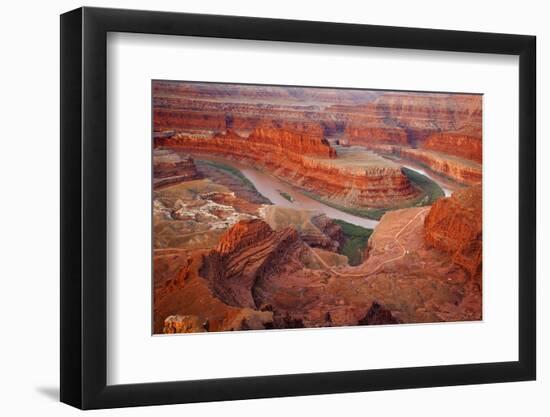 USA, Utah, Dead Horse Point State Park. View of The Gooseneck section of Colorado River.-Jaynes Gallery-Framed Photographic Print