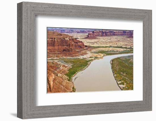 USA, Utah, Glen Canyon, Hite Overlook Colorado River. Lake Powell-Bernard Friel-Framed Photographic Print