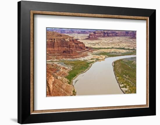 USA, Utah, Glen Canyon, Hite Overlook Colorado River. Lake Powell-Bernard Friel-Framed Photographic Print