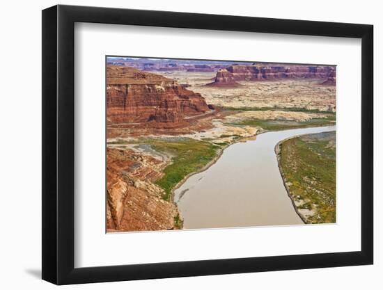 USA, Utah, Glen Canyon, Hite Overlook Colorado River. Lake Powell-Bernard Friel-Framed Photographic Print