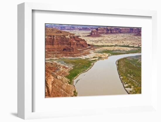 USA, Utah, Glen Canyon, Hite Overlook Colorado River. Lake Powell-Bernard Friel-Framed Photographic Print