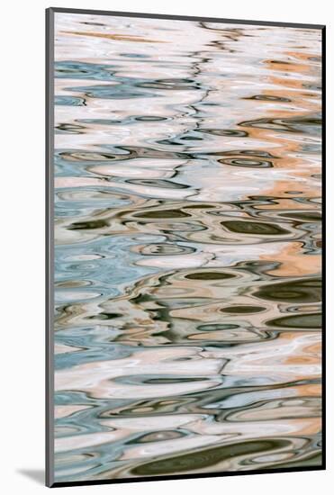 USA, Utah, Glen Canyon National Recreation Area. Abstract design of canyon wall and sky reflections-Judith Zimmerman-Mounted Photographic Print