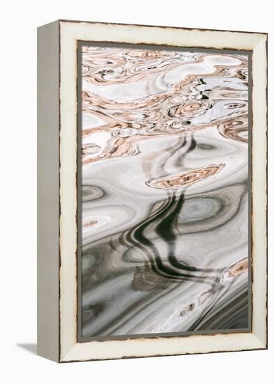 USA, Utah, Glen Canyon National Recreation Area. Abstract design of canyon wall reflections.-Judith Zimmerman-Framed Premier Image Canvas