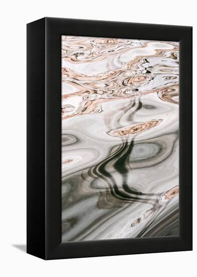 USA, Utah, Glen Canyon National Recreation Area. Abstract design of canyon wall reflections.-Judith Zimmerman-Framed Premier Image Canvas