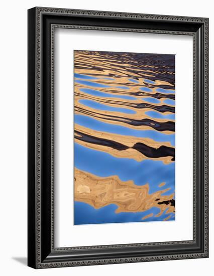 USA, Utah, Glen Canyon National Recreation Area. Boat Wake Patterns-Don Paulson-Framed Photographic Print