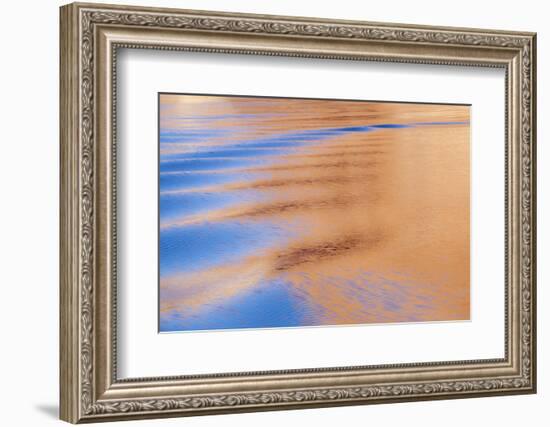 USA, Utah, Glen Canyon National Recreation Area. Boat Wake Patterns-Don Paulson-Framed Photographic Print