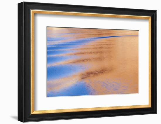 USA, Utah, Glen Canyon National Recreation Area. Boat Wake Patterns-Don Paulson-Framed Photographic Print