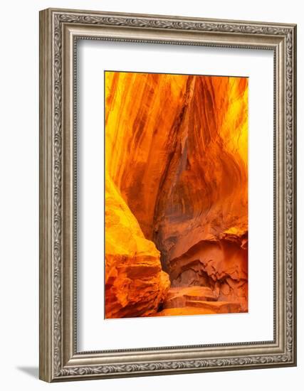 USA, Utah, Grand Staircase Escalante National Monument. Escalante River Basin rock formation.-Jaynes Gallery-Framed Photographic Print