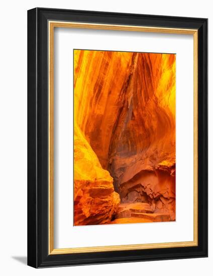 USA, Utah, Grand Staircase Escalante National Monument. Escalante River Basin rock formation.-Jaynes Gallery-Framed Photographic Print