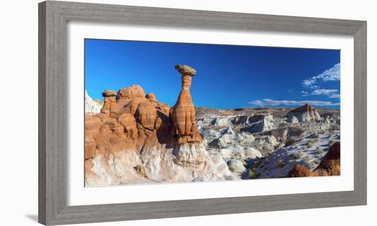 Usa, Utah, Grand Staircase Escalante National Monument, the Toadstools-Alan Copson-Framed Photographic Print