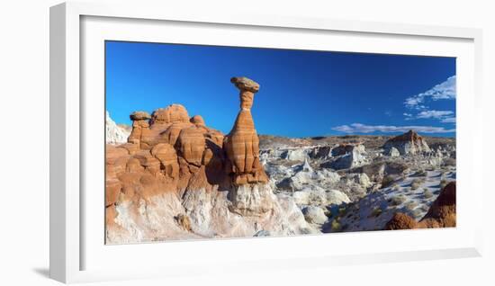 Usa, Utah, Grand Staircase Escalante National Monument, the Toadstools-Alan Copson-Framed Photographic Print