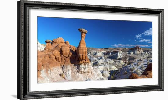 Usa, Utah, Grand Staircase Escalante National Monument, the Toadstools-Alan Copson-Framed Photographic Print