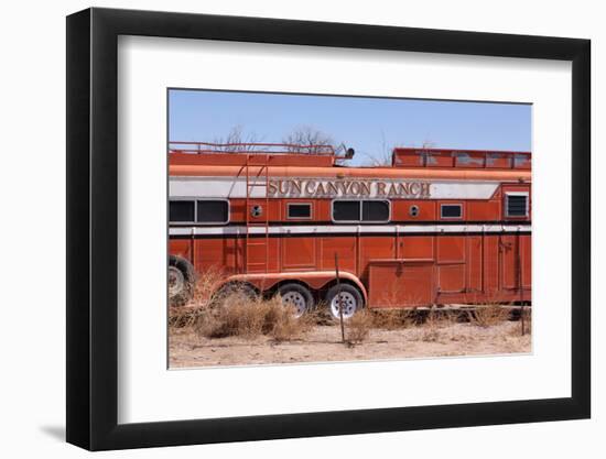 USA, Utah, Landscape, Highway 24, Disused Camper-Catharina Lux-Framed Photographic Print