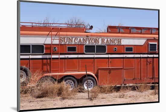 USA, Utah, Landscape, Highway 24, Disused Camper-Catharina Lux-Mounted Photographic Print