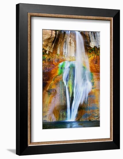 USA, Utah, Lower Calf Creek Falls-John Ford-Framed Photographic Print