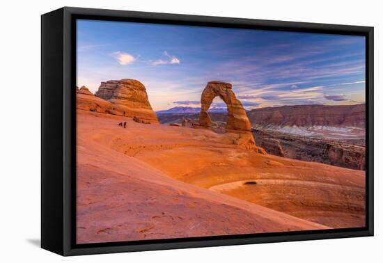 Usa, Utah, Moab, Arches National Park, Delicate Arch-Alan Copson-Framed Premier Image Canvas