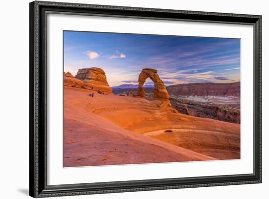 Usa, Utah, Moab, Arches National Park, Delicate Arch-Alan Copson-Framed Photographic Print