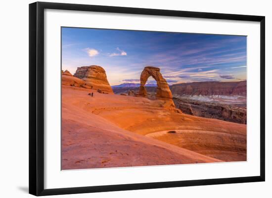 Usa, Utah, Moab, Arches National Park, Delicate Arch-Alan Copson-Framed Photographic Print