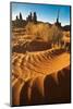 USA, Utah, Monument Valley. Totem Pole Formation and Sand Dunes-Jaynes Gallery-Mounted Photographic Print