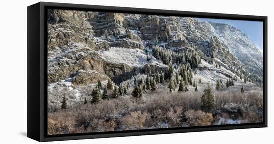 USA, Utah, Provo, Panoramic view of late afternoon light in Provo Canyon-Ann Collins-Framed Premier Image Canvas