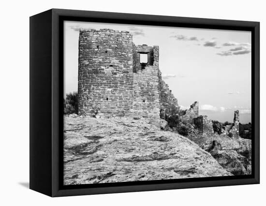 USA, Utah. Ruins of Hovenweep National Monument-Dennis Flaherty-Framed Premier Image Canvas