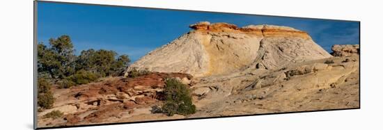 USA, Utah. Sandstone formation and cross-bedded layers, Canyonlands NP, Island in the Sky.-Judith Zimmerman-Mounted Photographic Print