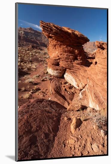 USA, Utah. Sandstone formation near Kane Creek Canyon, Moab.-Judith Zimmerman-Mounted Photographic Print