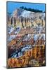 USA, Utah. Snowy Hoodoo Formations in Bryce Canyon National Park-Jaynes Gallery-Mounted Photographic Print