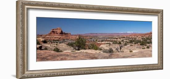 USA, Utah. Vista from Wooden Shoe Arch, Canyonlands National Park, Needles District.-Judith Zimmerman-Framed Photographic Print