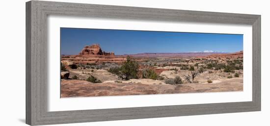 USA, Utah. Vista from Wooden Shoe Arch, Canyonlands National Park, Needles District.-Judith Zimmerman-Framed Photographic Print