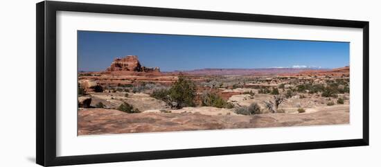 USA, Utah. Vista from Wooden Shoe Arch, Canyonlands National Park, Needles District.-Judith Zimmerman-Framed Photographic Print