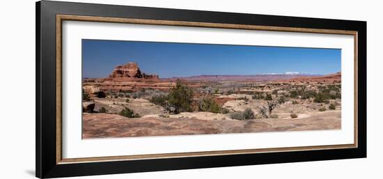 USA, Utah. Vista from Wooden Shoe Arch, Canyonlands National Park, Needles District.-Judith Zimmerman-Framed Photographic Print