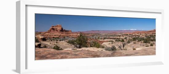 USA, Utah. Vista from Wooden Shoe Arch, Canyonlands National Park, Needles District.-Judith Zimmerman-Framed Photographic Print