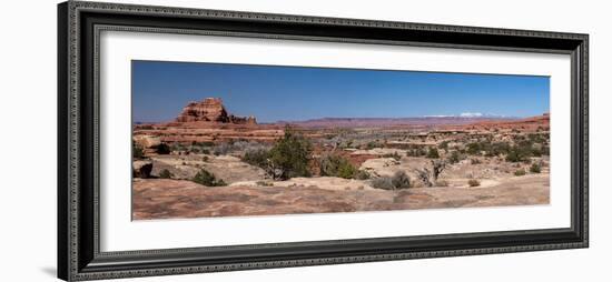 USA, Utah. Vista from Wooden Shoe Arch, Canyonlands National Park, Needles District.-Judith Zimmerman-Framed Photographic Print