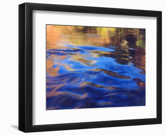 USA, Utah, Zion National Park. Abstract View of the Virgin River-Jaynes Gallery-Framed Photographic Print