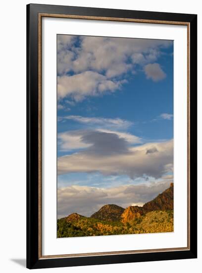 USA, Utah, Zion National Park. Late Light on Kolob Canyon-Jaynes Gallery-Framed Photographic Print