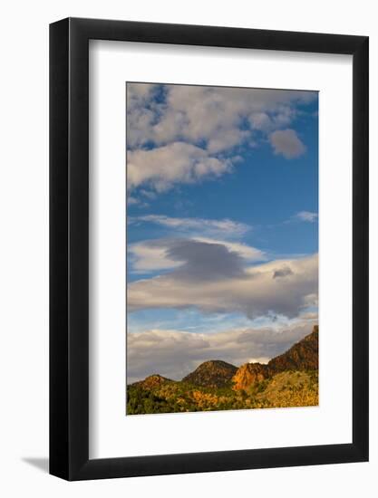 USA, Utah, Zion National Park. Late Light on Kolob Canyon-Jaynes Gallery-Framed Photographic Print