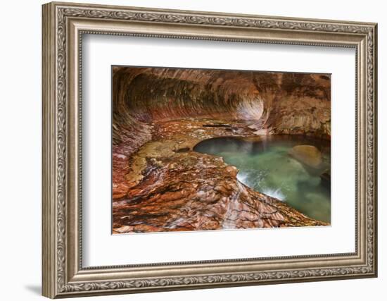 USA, Utah, Zion National Park the Subway-John Ford-Framed Photographic Print